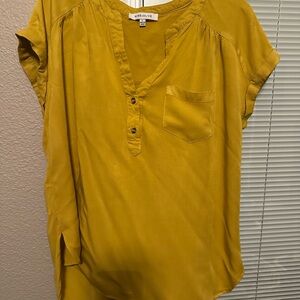 Mustard Yellow Women's Top